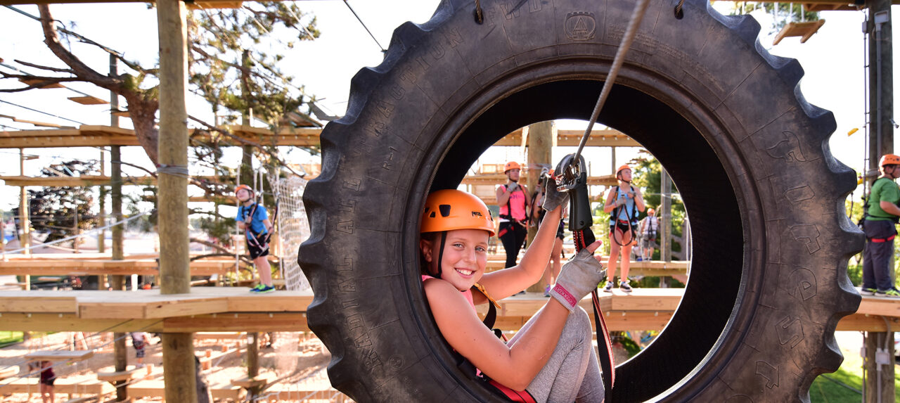 Bigfoot Ropes Course - Dells Ducks